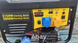 Générateur à essence Champion 3000w pour bateau de camping DIY avec démarrage par bouton-poussoir