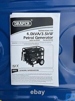 Générateur à essence Draper 23984 4,0 kVA / 3,5 kW