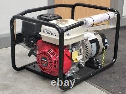 Générateur à essence Honda GX200 6.5Hp 3.5Kva avec cadre complet et prises arrière