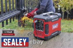 Générateur à essence SEALEY 2500w Inverter Onde Sinusoïdale Pure Puissance Instantanée 4 Temps