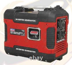 Générateur à essence SEALEY 2500w Inverter Onde Sinusoïdale Pure Puissance Instantanée 4 Temps