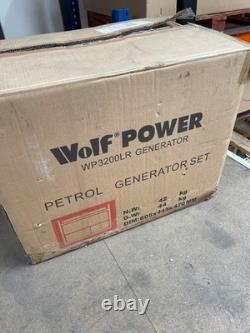 Générateur à essence WOLF 3200 W 6,5 CV 4 kVA WP3200LR