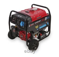 Générateur à essence bimoteur à cadre ouvert avec démarrage électrique de 3,5 kW et garantie de 2 ans.