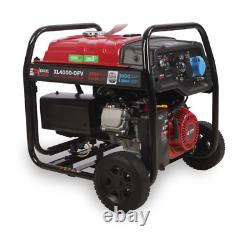 Générateur à essence bimoteur à cadre ouvert avec démarrage électrique de 3,5 kW et garantie de 2 ans.