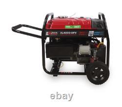 Générateur à essence bimoteur à cadre ouvert avec démarrage électrique de 3,5 kW et garantie de 2 ans.