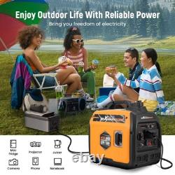 Générateur à essence inverter 3200W portable 21kg pour bateau, caravane, SUV, fourgon, voyage en camping-car