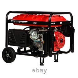 Générateur à essence mobile robuste de 7,5 kW, longue autonomie, 230 V pour les travaux difficiles