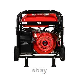 Générateur à essence mobile robuste de 7,5 kW, longue autonomie, 230 V pour les travaux difficiles