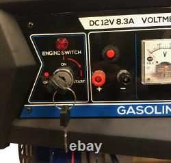 Générateur à essence portable 2,8KW 7CV 4 temps démarrage électrique pour camping