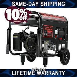 Générateur à essence portable 3 kW 7 CV réservoir de 15 L OHV 4 temps démarrage à rappel 220 V 50 Hz