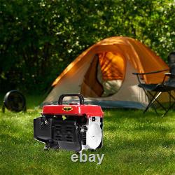 Générateur à essence portable Max. 600W 2HP Silencieux pour camping en plein air avec démarrage manuel.