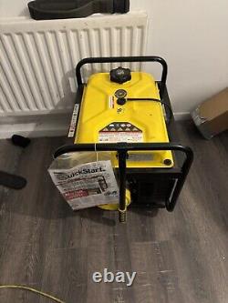 Générateur à essence portable avec roues 3,0 KVA 8HP Silencieux Démarrage électrique par clé