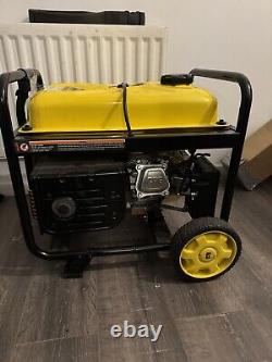 Générateur à essence portable avec roues 3,0 KVA 8HP Silencieux Démarrage électrique par clé