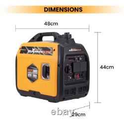 Générateur à inverter à essence 3200W 3500W moteur 4 temps pour alimentation en camping extérieur