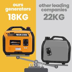 Générateur à onduleur à essence 1800W-2300W générateur en valise Camping RV 18,5KG