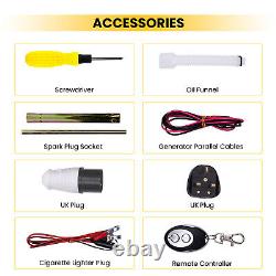 Générateur d'essence onduleur silencieux 5KW 5500W avec démarrage électrique pour maison, VR, et SUV.