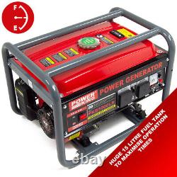 Générateur d'essence portable PowerKing PKB5000LR 3200w 4KVA Silencieux pour le camping