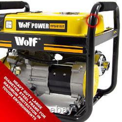 Générateur d'essence portable Wolf WPB4010LR 3000w 3.75KVA pour camping