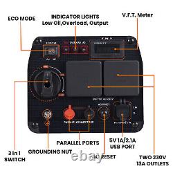 Générateur d'essence portable à onduleur pour valise de 1,8 kW à 2,3 kW pour alimentation extérieure