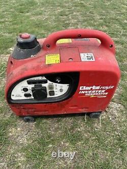 Générateur d'onduleur Clarke Power Inverter 1000W Essence IG1000 Portable 230V Rouge Noir