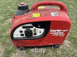 Générateur d'onduleur Clarke Power Inverter 1000W Essence IG1000 Portable 230V Rouge Noir