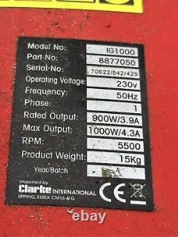 Générateur d'onduleur Clarke Power Inverter 1000W Essence IG1000 Portable 230V Rouge Noir
