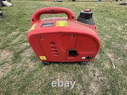 Générateur d'onduleur Clarke Power Inverter 1000W Essence IG1000 Portable 230V Rouge Noir