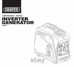 Générateur d'onduleur portable à essence Draper 7kW 98685 léger 10kg 230 & 12V