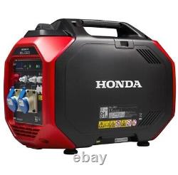 Générateur d'onduleur portable léger à essence Honda 3200W pour le camping et la sauvegarde à domicile.