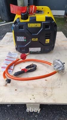 Générateur de camping portable à double carburant Champion 3000W Atom Fusion