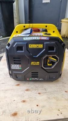 Générateur de camping portable à double carburant Champion 3000W Atom Fusion