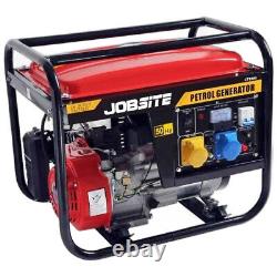 Générateur de camping portable essence Jobsite 2000W 4 temps 230v 6,5HP avec démarrage par lanceur