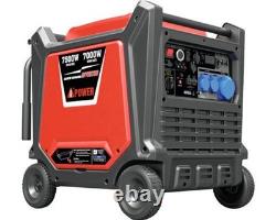 Générateur de loisirs à inverter à essence, mallette silencieuse 7,5 kW avec sortie en onde sinusoïdale