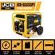 Générateur De Site Jcb 7,9 Kw 9,8 Kva Essence 115v 230v 15 Ch 457 Cc Démarrage électrique