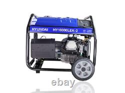 Générateur essence Hyundai HY10000LEK-2 240V 459cc avec démarrage par rappel/électrique