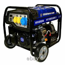 Générateur essence Hyundai HY10000LEK-2 de 8kW et 10kVA