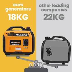 Générateur essence à onduleur de valise portable 1.8KW-2.3KW pour alimentation extérieure
