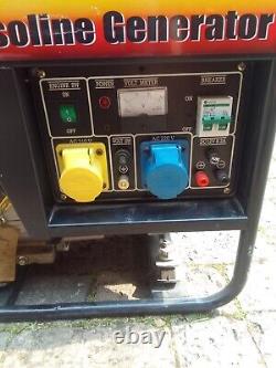 Générateur essence de 2.2 kW neuf. Taille raisonnable, assez bruyant.