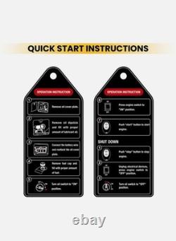 Générateur inverter 5,0 kW 5 kVA 230V (déballé mais jamais utilisé)