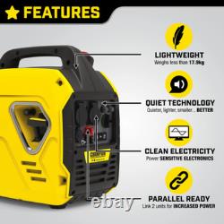 Générateur inverter portable à essence Champion 2200W, Mighty Atom, valise pour camping
