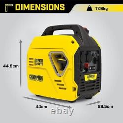 Générateur inverter portable à essence Champion Power Equipment 92001i 2200 Watts