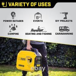 Générateur inverter portable à essence Champion Power Equipment 92001i de 2200 watts