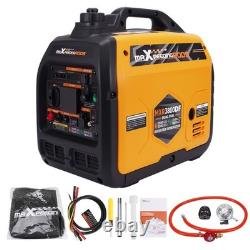 Générateur inverter portable dual fuel 3500W pour jardin camping alimentation 230V 22kg