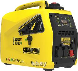 Générateur onduleur bi-carburant Champion 2000W, compatible au GPL, empilable