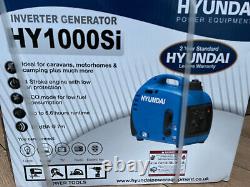 Générateur onduleur portable à essence Hyundai 1000W HY1000Si. Dans la boîte