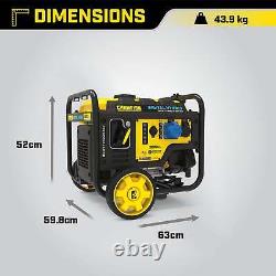 Générateur onduleur portable hybride numérique à essence Champion 3600 watts de type cadre