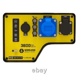 Générateur onduleur portable hybride numérique à essence Champion 3600 watts de type cadre