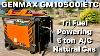 Générateur Onduleur Tri-carburant Genmax Gm10500ietc Alimentant Un Climatiseur De 5 Tonnes Mieux Qu'un Générateur De Secours