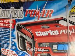 Générateur portable Clarke PG 3800 A encore dans la boîte 3000 watts moteur de 5,6 HP