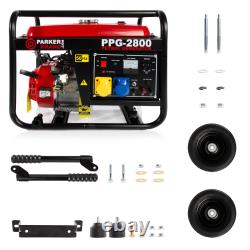 Générateur portable à essence 2,8 kVA et ensemble de roues